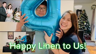 Happy Linen😍weddinganniversary marriage Joyangsvlogjy4tf [upl. by Studnia]