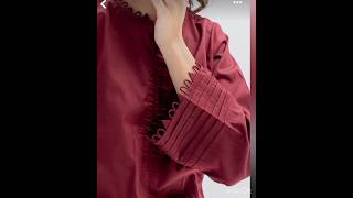 How to make beautiful sleeves designs v trending 2024 [upl. by Artenak]