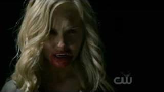 The Vampire Diaries  Caroline saves Damon and Stefan  scene 2x05 [upl. by Atiuqram491]