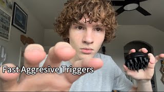 ASMR 🍭 Fast Aggressive Random Triggers Lofi 🍭 [upl. by Grishilda625]