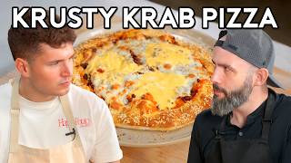 Can We Recreate the Krusty Krab Pizza Babish vs NickDiGiovanni [upl. by Hein]