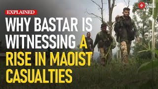 5 Maoists killed in encounter in Chhattisgarh’s Bastar 2 jawans injured [upl. by Yennaiv]