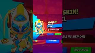 Angel Max 🔥 Angelic Star Drop👌 shorts brawlstars supercell [upl. by Kippy826]