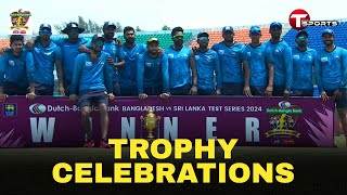 Trophy Celebration  Bangladesh vs Sri Lanka  2nd Test  T Sports [upl. by Kaufman]