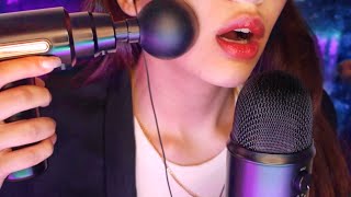 Asmr massage brain with vibration gun🧠 💤 [upl. by Nielson]