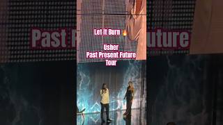 Let it burn Usher live usher shorts letitburn pastpresentfuture boondocks [upl. by Annoed]