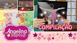 ♫ Angelina Ballerina Brasil ♥ Nova Compilação ★ 4 Episódios [upl. by Norvall]