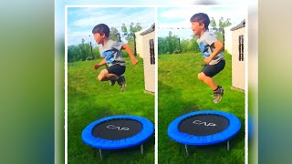 HOW TO SET UP A MINI TRAMPOLINE  REBOUNDER beautybeatzbylisa [upl. by Gillespie657]