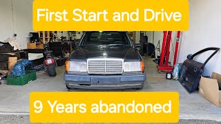 First START and DRIVE after 9 Years Mercedes 300E W124 [upl. by Shel]