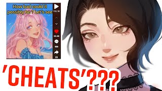 ROASTING TIKTOK ART TUTORIALS 11 [upl. by Datnow]