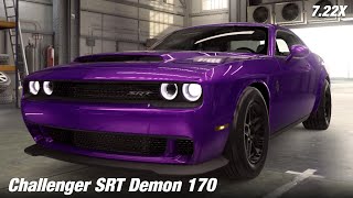 CSR2 Challenger SRT Demon 170 • tune amp shift pattern • 722X [upl. by Kassey]