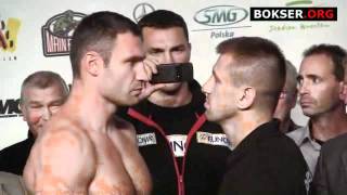 Ważenie Tomasz Adamek vs Witalij Kliczko [upl. by Imoian]