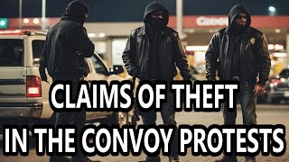 Canadian Convoy Protesters Accusing Each Other Of Stealing [upl. by Allecnirp188]