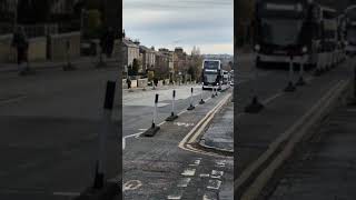 Seen at Newington are Lothian Buses Volvos BZL 707e B5TL 631 amp B8L 1078 amp 1066 November 2024 [upl. by Kevyn]