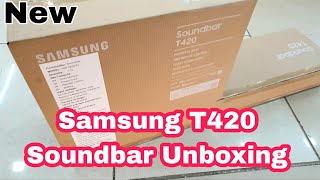 Samsung T420 Soundbar Unboxing amp Review 2022  naveenchandelasain [upl. by Terrena662]