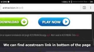 Android Get free acestream football streaming [upl. by Arua]