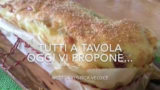 Plumcake salato istantaneo  TUTTI A TAVOLA [upl. by Pearle725]