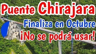 Nuevo puente Chirajara estará listo en Octubre pero intransitable [upl. by Akemyt789]