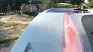 Gelcoating a Boat Part 10  My Boat Restoration Project [upl. by Georgiana454]