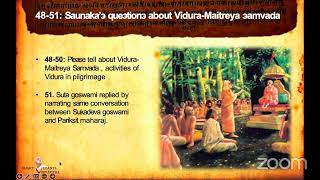 SB 210 P7 Visarga amp Saunak Rsi inquiries abt Vidura Maitrya [upl. by Htebharas506]