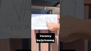 VACANCY quotKERJA KOSONGquotcomedy lucu lawak [upl. by Keven]