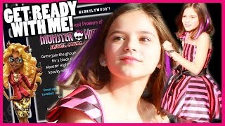 GET READY WITH ME MONSTER HIGH FRIGHTS CAMERA ACTION MOVIE PREMIERE  KITTIESMAMA [upl. by Stannfield]