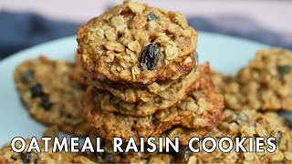 Best Oatmeal Raisin Cookies Recipe 🍪  Soft and Chewy [upl. by Eldwon]