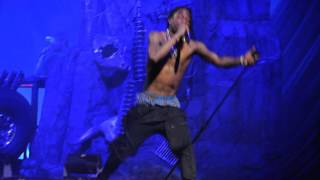 Travis Scott  Antidote Live at Barclays Rihannas Anti World Tour 33016 EPILEPSY WARNING [upl. by Ecinej]