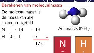 SK 206  Stoffen en atoombouw  Molecuulmassa en massapercentage [upl. by Horowitz]