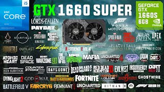 GTX 1660 SUPER Test in 60 Games in 2023 [upl. by Aihseit]