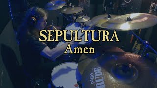 Sepultura  Amen Drum Cover [upl. by Riplex652]