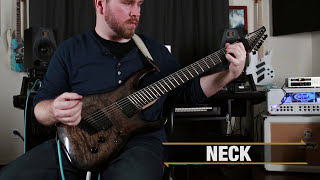 LEGATOR Ninja 200SE Fan Fret 7 String Review  GEAR GODS [upl. by Osanna778]