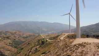 Windräder in der Sierra Nevada  Andalusien [upl. by Berny]