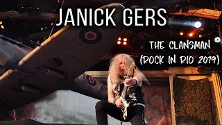 Janick Gers Guitar Only  The Clansman Rock in Rio 2019 [upl. by Aneetak]