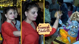 Deepshikha Nagpal Takes Her Beloved Ganpati Bappa Home  Ganesh Chaturthi 2024 [upl. by Sephira]