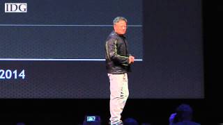 Nvidia CEO unveils graphics processor roadmap [upl. by Pacian]