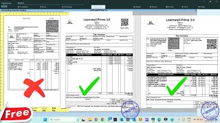 Customized Invoice Tally Prime TDL  Normal amp EInvoice Format TDL LearnWell [upl. by Iborian]