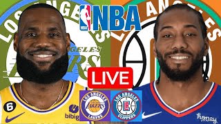 LIVE LOS ANGELES LAKERS vs LOS ANGELES CLIPPERS  NBA  SCOREBOARD  PLAY BY PLAY [upl. by Afira856]