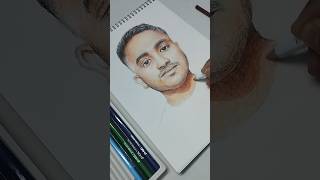 Doms Colour pencil portrait drawing easy drawing doms [upl. by Carman]