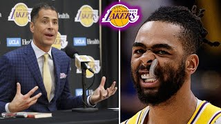 DAngelo Russell leaving the Lakers Los Angeles Lakers News Today LAL lakersnewstoday [upl. by Anhej]