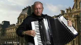 Under Paris Skies French Accordion Medley Lee Terry Meisinger Accordeon Fisarmonica [upl. by Elish]