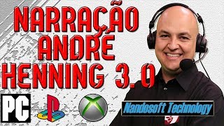 NARRAÇÃO ANDRÉ HENNING 30  PES 2018  PC│PS3│XBOX 360 [upl. by Judenberg]