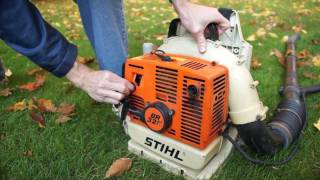 Stihl BR320 Backpack Leaf Blower [upl. by Harriott]