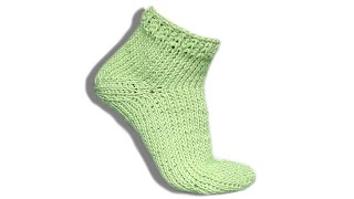 Tunesische Socken wie gestrickt Häkelanleitung  Woolpedia® [upl. by Eiddal]