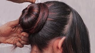 Easy WeddingParty Hairstyles  Puff Hairstyles  Hairstyles for medium long hair  2018 hairstyles [upl. by Hsot559]