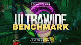 Borderlands 3 ULTRAWIDE PC Benchmark  RTX 4080 Super amp Ryzen 9 5950x  2024 Graphics Test [upl. by Nyltiak]