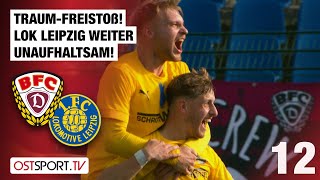 FreistoßMeisterwerk Lok weiter unaufhaltsam BFC Dynamo  Lok Leipzig  Regionalliga Nordost [upl. by Vannie608]