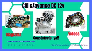 Oportunidad única construye un CDI DC con avance 12 volt Para todos los que me lo pidieron😊 [upl. by Greabe735]