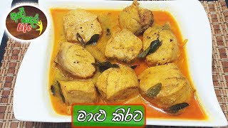 Fish Curry with coconut milk  කටට රසට මාළු කිරට හදමු [upl. by Adniroc]