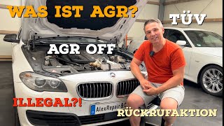 BMW  Das große Thema AGR  Alles Wichtige dazu  Eure Fragen  AGR Off  AGR Rate  TüV [upl. by Clayton504]